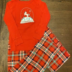 Cat & Jack Christmas Pajama Set - Size 5T